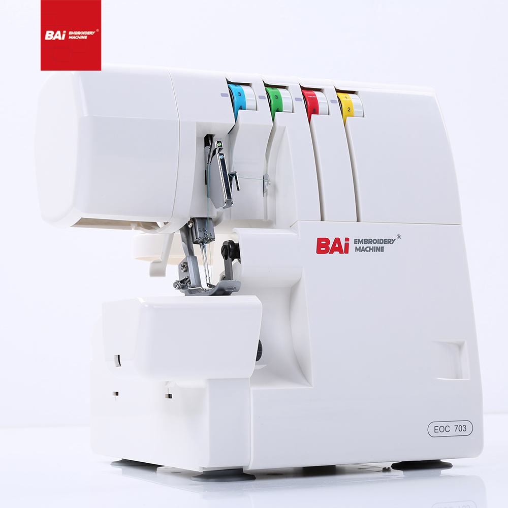 BAI Factory-priced Mini Overlock Sewing Machine with Various Stitching Methods
