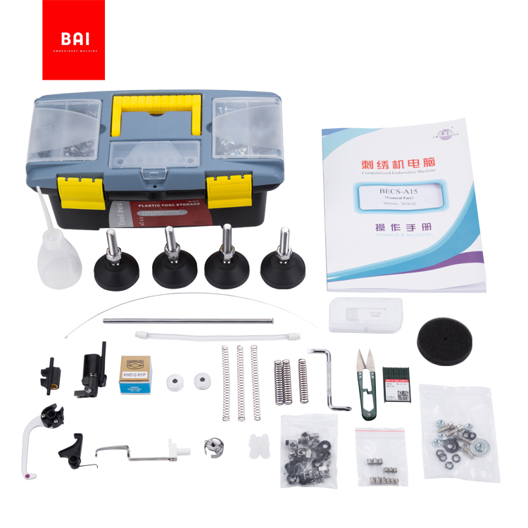 BAI Multi Needle Cheap Single Head Hat Hat Embroidery Machine Price with Latest Technology