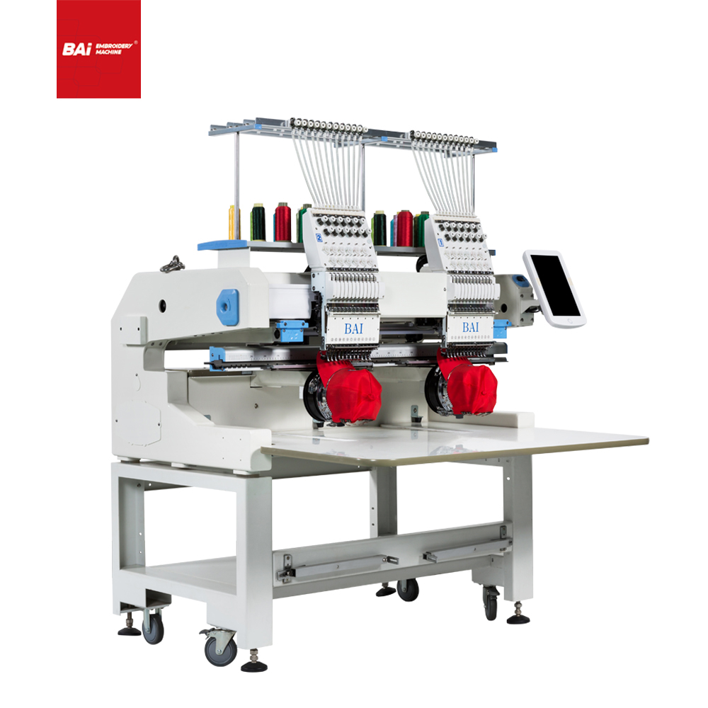 BAI Two Hand Commercial Computerized Embroidery Machine for Denim Embroidery