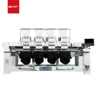 High Speed 4 Heads 12 Flat T-shirt Hat Good Quality Computerized Embroidery Machine with Good Price