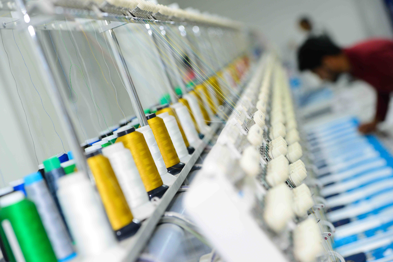 What is flat embroidery