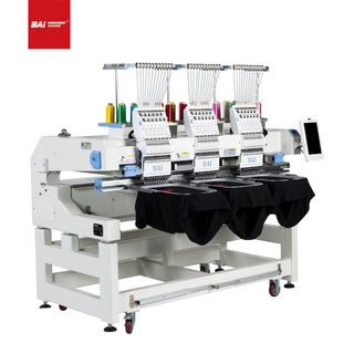 BAI Cap T-shirt Flat Computer Embroidery Machine with High Speed