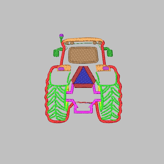 Embroidery No. car 1 1006