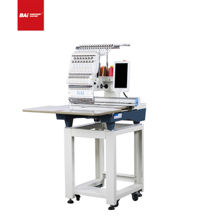 "BAI Automatic Computerized Embroidery Machine with High Speed To Embroidery Cap T-shirt Flat "