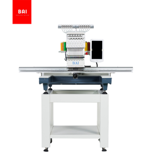 BAI High speed 12 color computer control latest embroidery machine with 500*1200 area