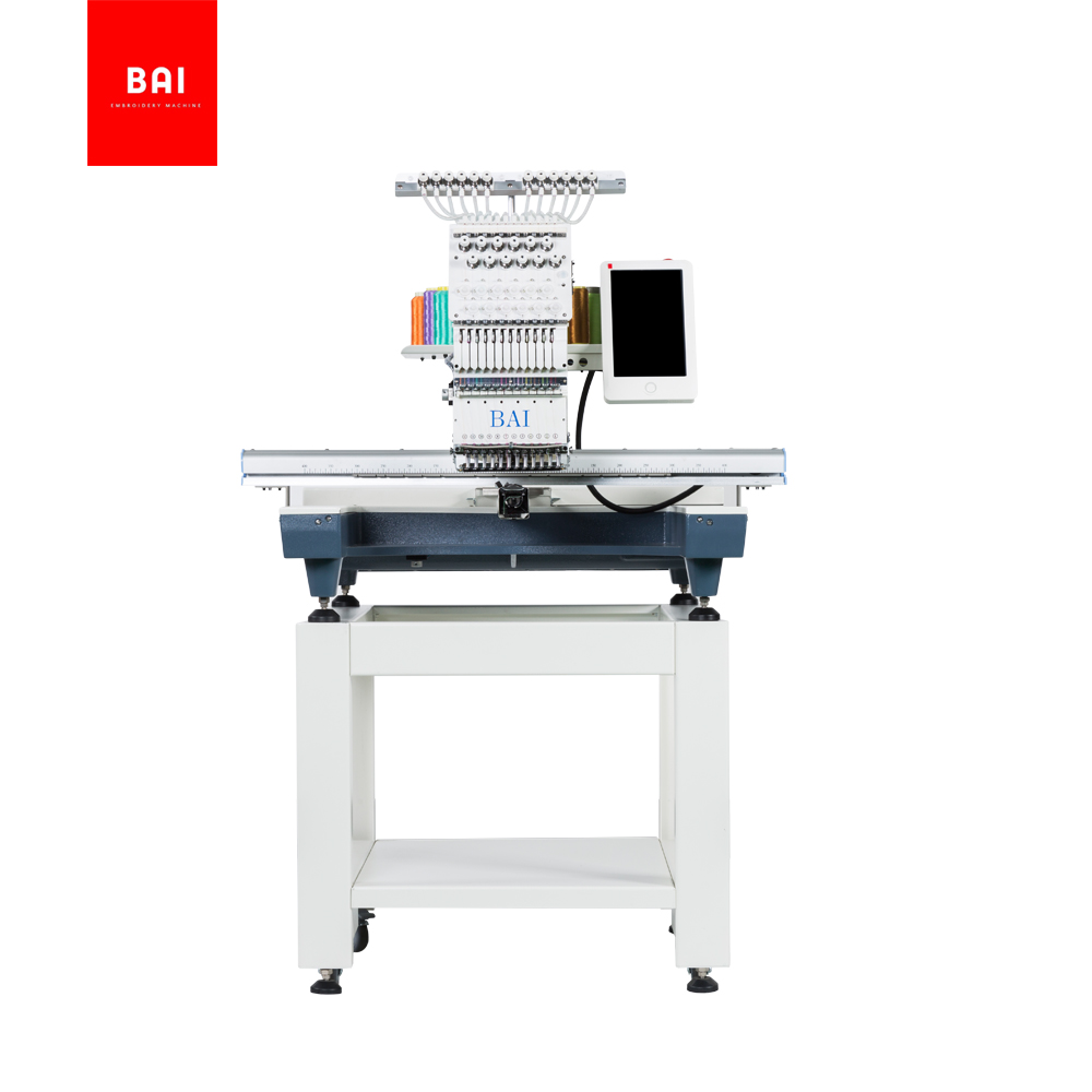 BAI Computerized Operation 500*800mm Big Area cap Embroidery Machine for Small Business