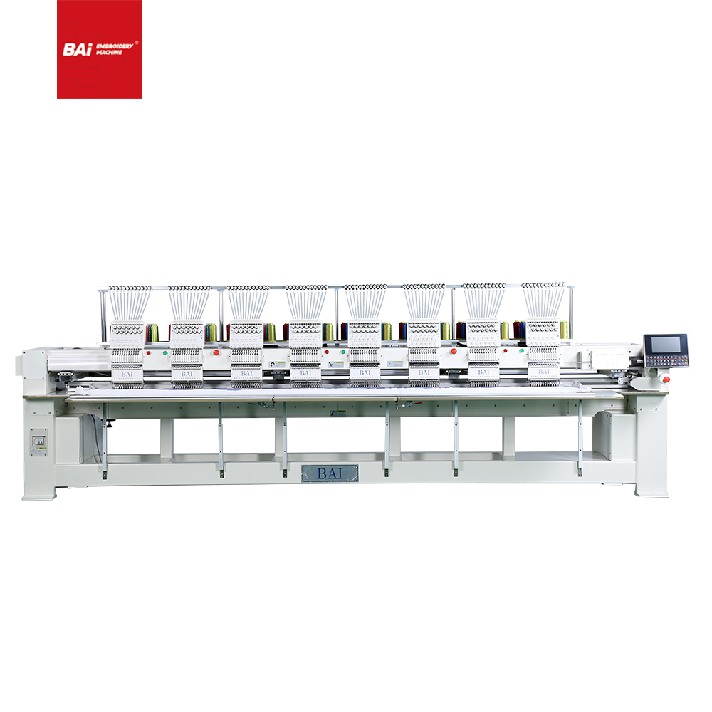 BAI High-speed Household Laser Eight-head 12-needle Embroidery Machine with Cheap Price