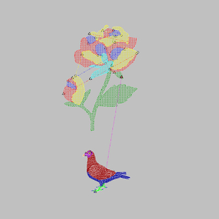 Bird And Flower