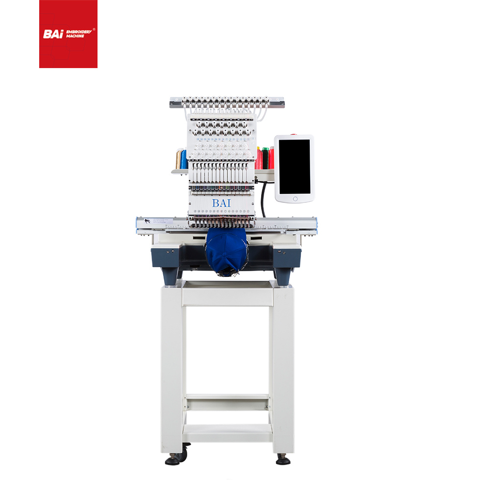 BAI Multi Needle One Head 350*500mm Embroidery Machine Supplier for Sales