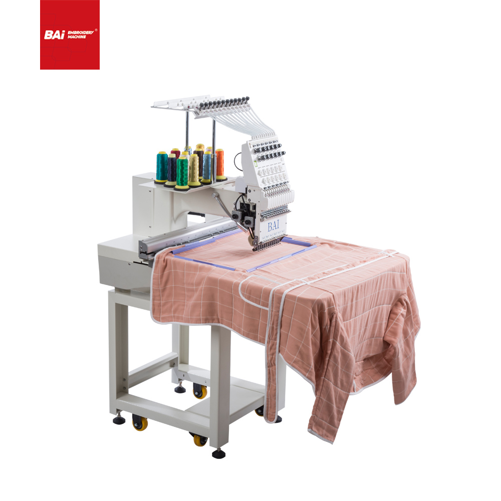 BAI High Quality Commercial Computer Cap Embroidery Machine with A Long Use Time