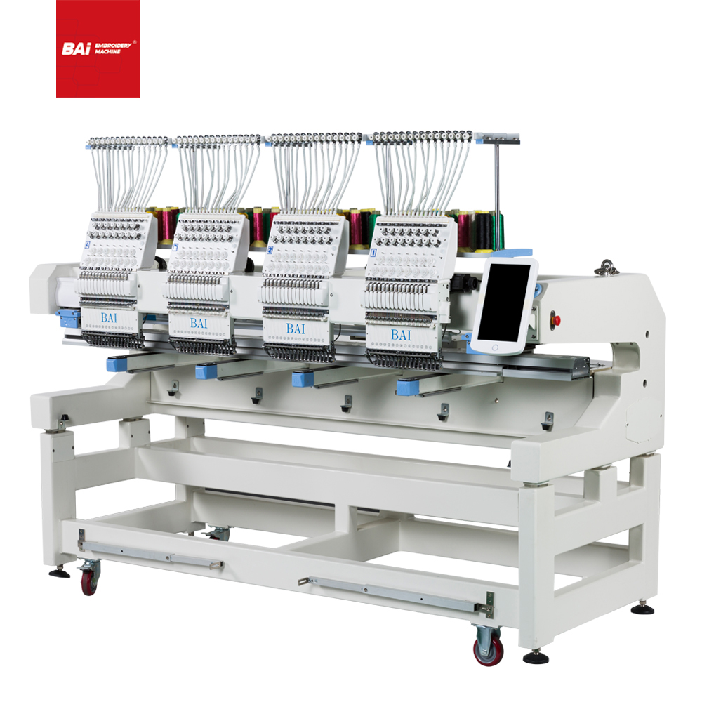 BAI High Speed Digital 4 Heads Computer Cap Embroidery Machine with Cheap Price